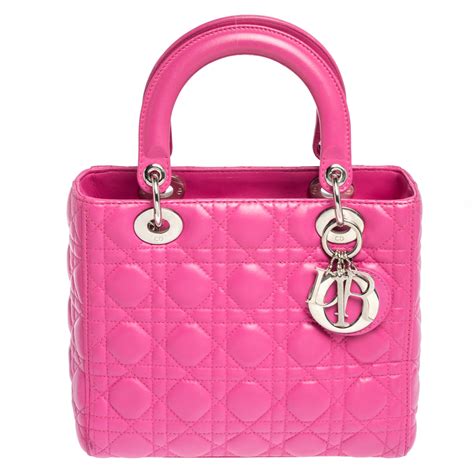 lady dior pink medium|medium Lady Dior bag price.